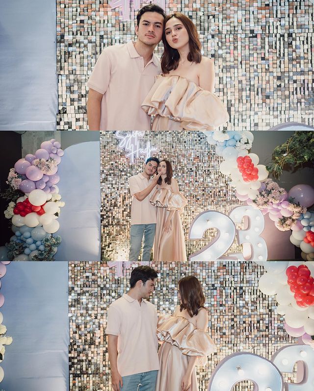 Amanda Manopo hadiri ulang tahun Syifa Hadju © berbagai sumber