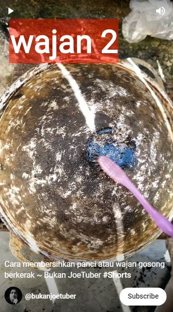 Tanpa baking soda atau cuka, ini trik hilangkan kerak gosong di pantat wajan pakai 1 bahan sederhana