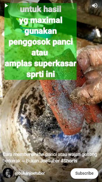 Tanpa baking soda atau cuka, ini trik hilangkan kerak gosong di pantat wajan pakai 1 bahan sederhana