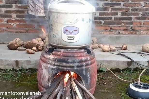 Potret kocak nasib apes saat pakai rice cooker Berbagai sumber