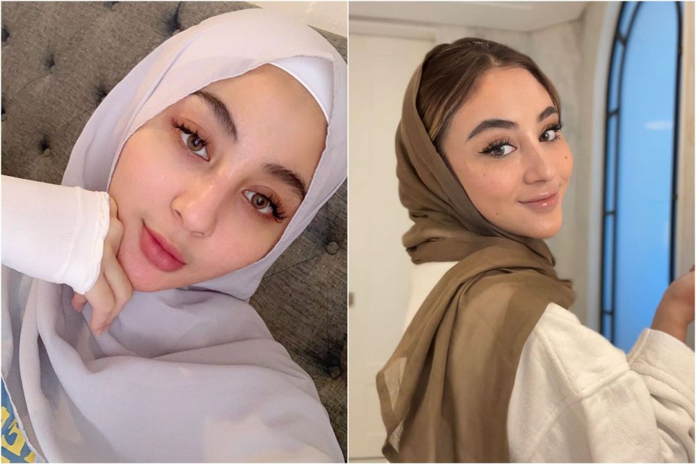 margin bukti cantik pakai dan tanpa makeup © instagram