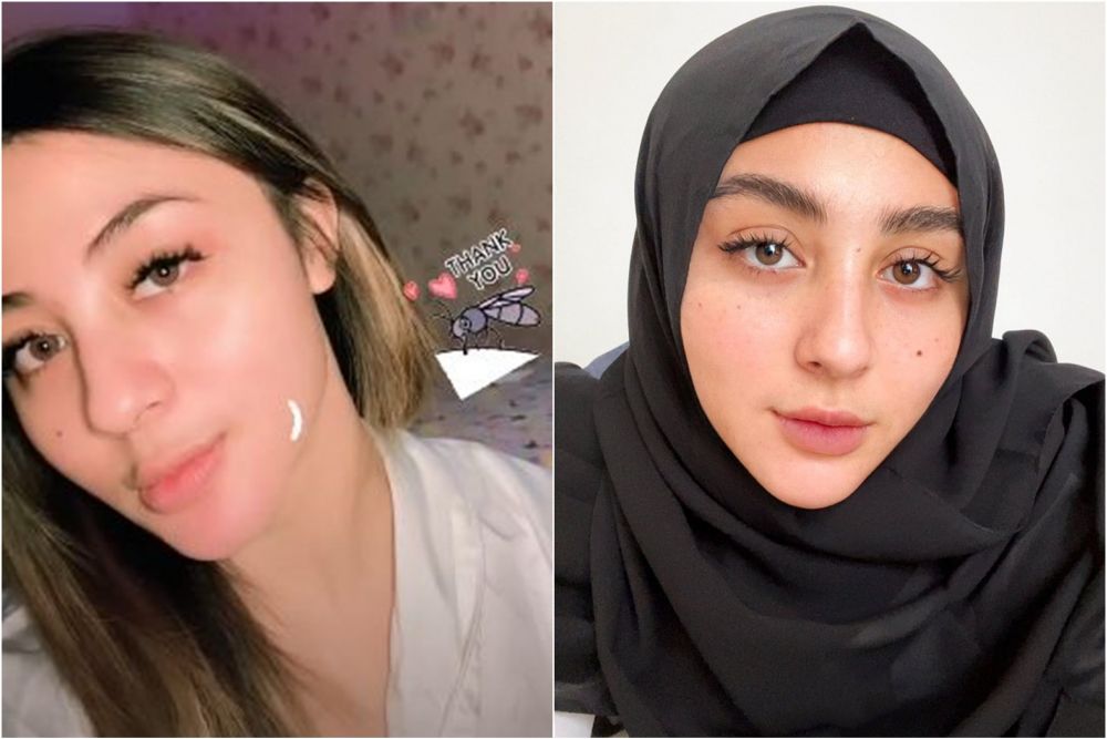 margin bukti cantik pakai dan tanpa makeup © instagram