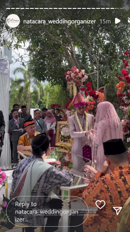 10 Momen akad nikah Syaira Anataya anak Cindy Fatikasari, digelar semi intimate bertema outdoor