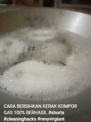 Tanpa cuka atau baking soda, ini cara praktis melunturkan kerak di tungku kompor cuma pakai 2 bahan