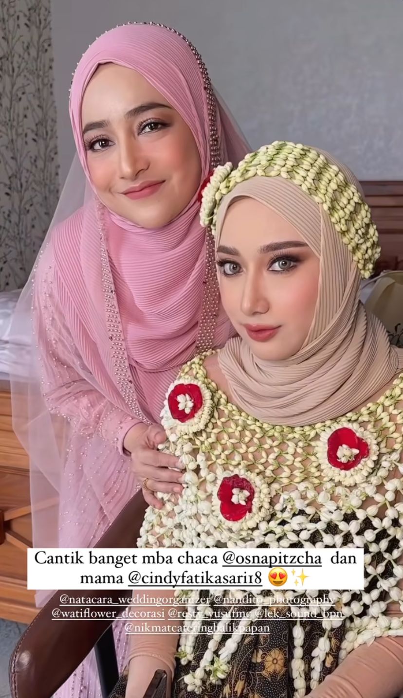 penampilan cindy dampingi menikah © instagram