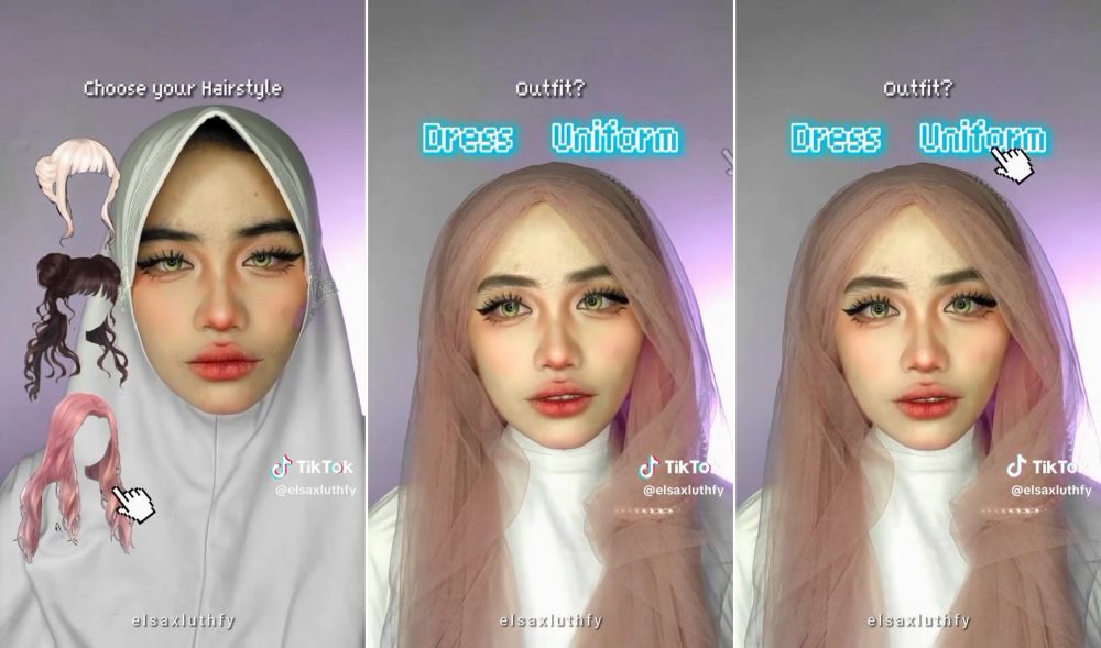 makeup anime unik © TikTok makeup anime unik © TikTok