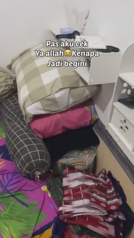 makeover kamar ibu dipakai jadi jelek © TikTok/@potret6