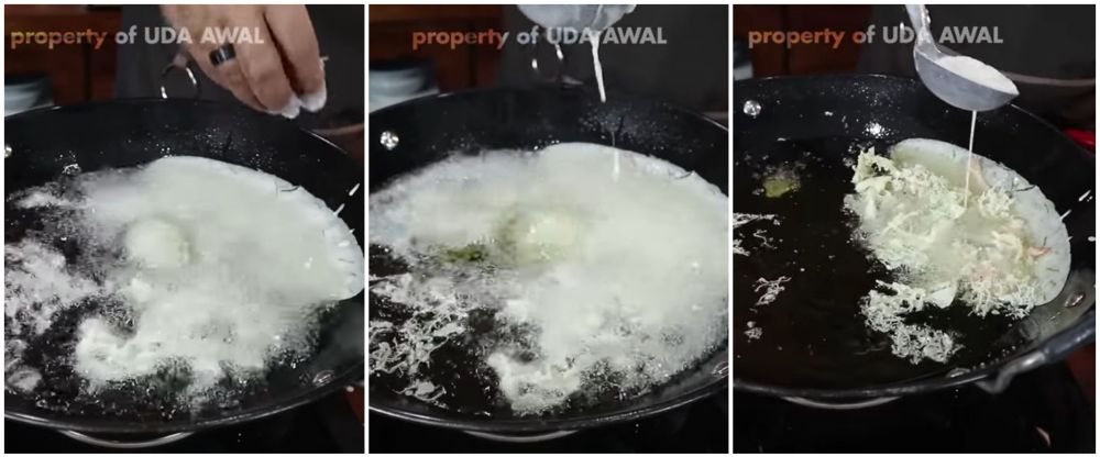 Trik bikin rempeyek udang ala restoran Padang agar lebih tebal, keriting, dan tetap renyah seharian