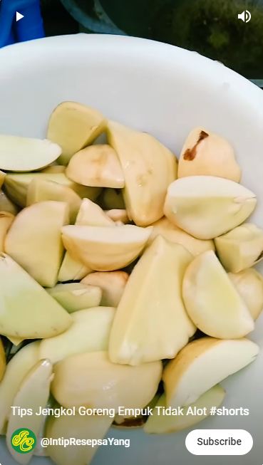 Trik goreng jengkol supaya tetap empuk meski sudah dingin, cukup tambah 1 bahan