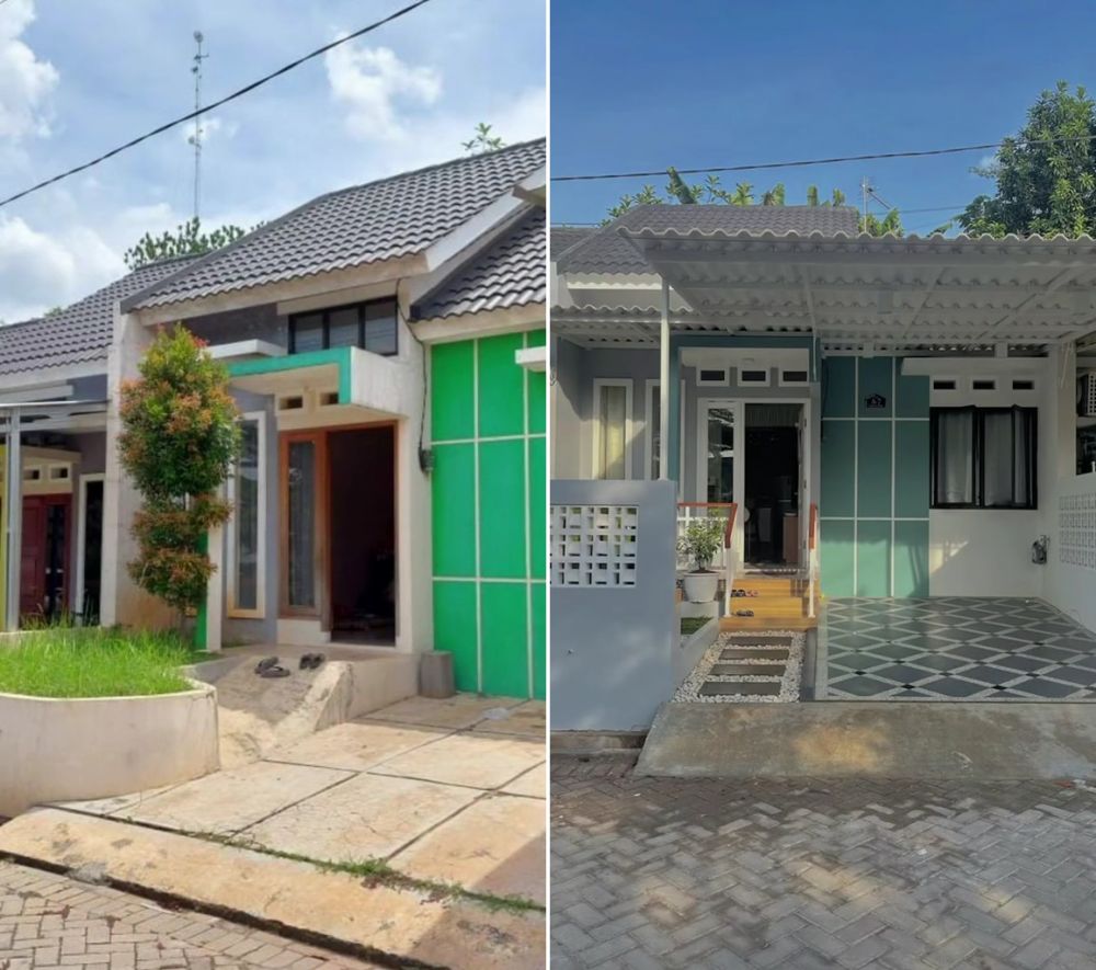 desain teras rumah unik © TikTok desain teras rumah unik © TikTok