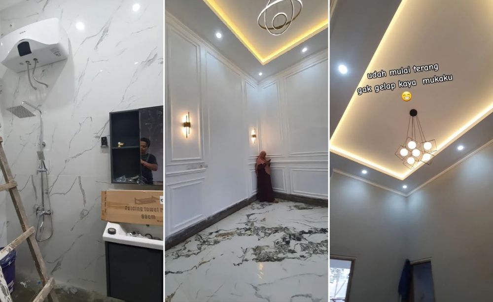 renovasi rumah masa kecil © TikTok