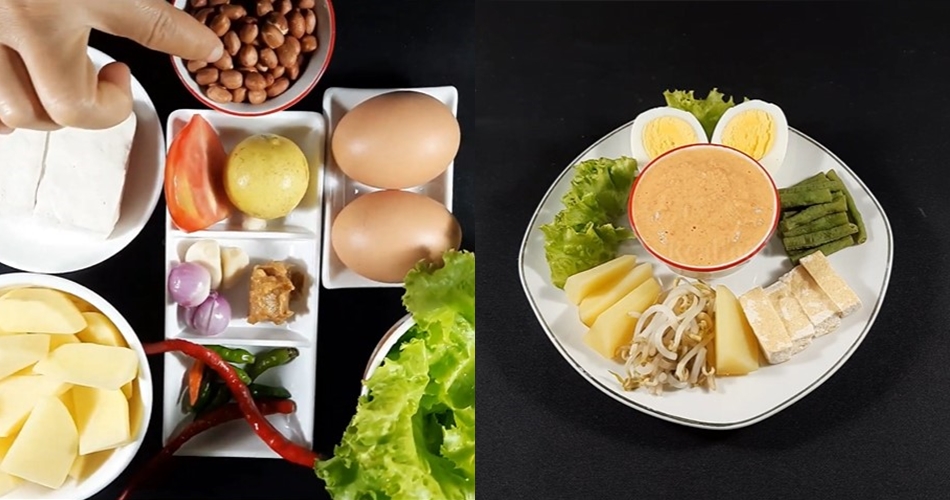 Trik bikin gado-gado sehat bebas minyak, antihambar meskipun tak pakai garam dan gula