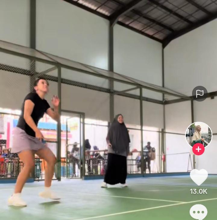 natasha rizky saat badminton Tik Tok natasha rizky saat badminton Tik Tok