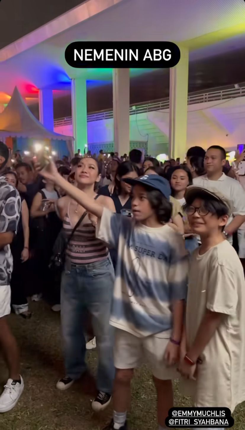 bcl nonton konser bareng tiko © instagram