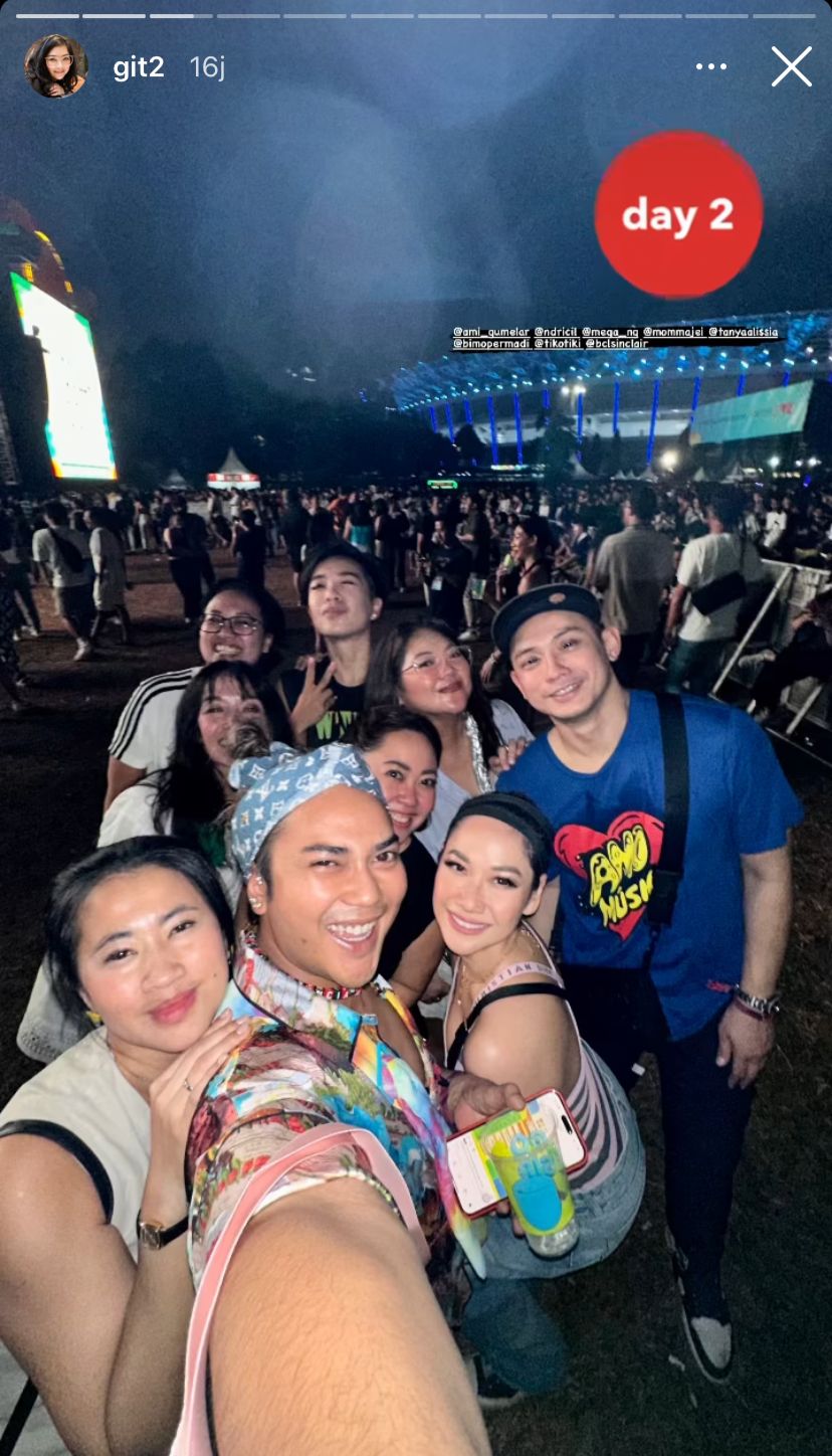 bcl nonton konser bareng tiko © instagram