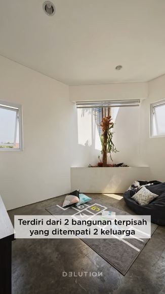 rumah di gang sempit mirip coffee shop © TikTok