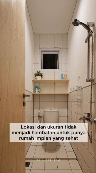 rumah di gang sempit mirip coffee shop © TikTok