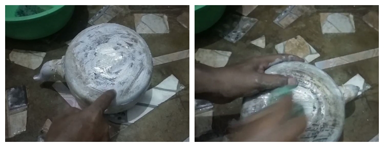 Cara bersihkan bagian luar teko air yang gosong dan berkerak, ampuh pakai 3 bahan