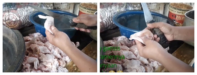 Tanpa bahan apapun, begini cara ampuh agar daging ayam tak mengeluarkan darah saat digoreng