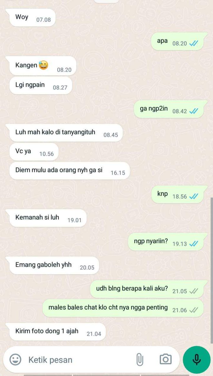 Chat pasangan bertele-tele endingnya bikin emosi Berbagai sumber