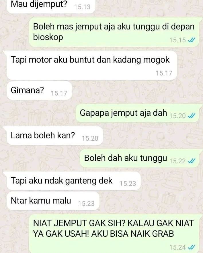 Chat pasangan bertele-tele endingnya bikin emosi Berbagai sumber Chat pasangan bertele-tele endingnya bikin emosi Berbagai sumber