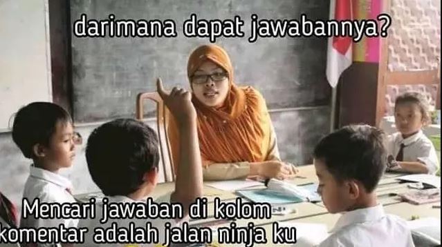 Potret kocak tanya jawab guru dan murid Berbagai sumber