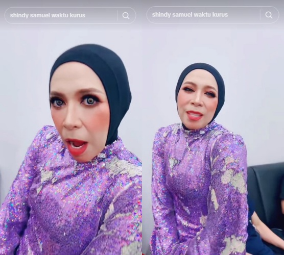 penampilan Melly Goeslaw manglingi © TikTok penampilan Melly Goeslaw manglingi © TikTok