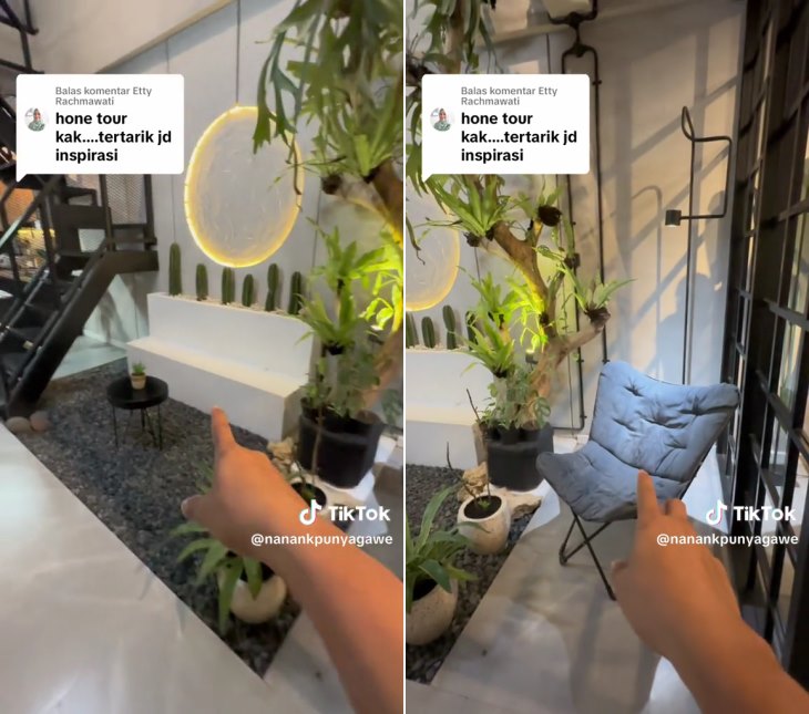 rumah garasi dua mobil © TikTok