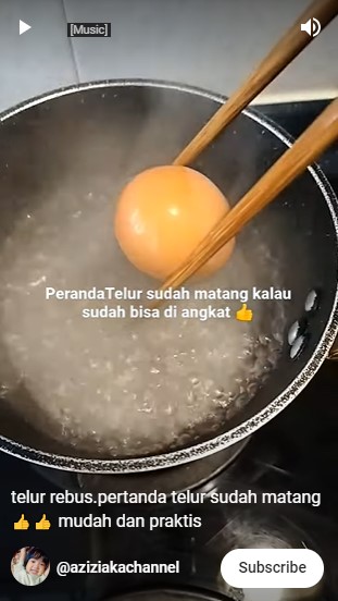 Bukan diamati cangkangnya, warganet ini punya trik tak biasa untuk deteksi telur rebus sudah matang