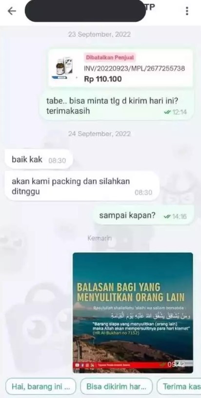 Customer niat baik jatuhnya ngeselin Berbagai sumber