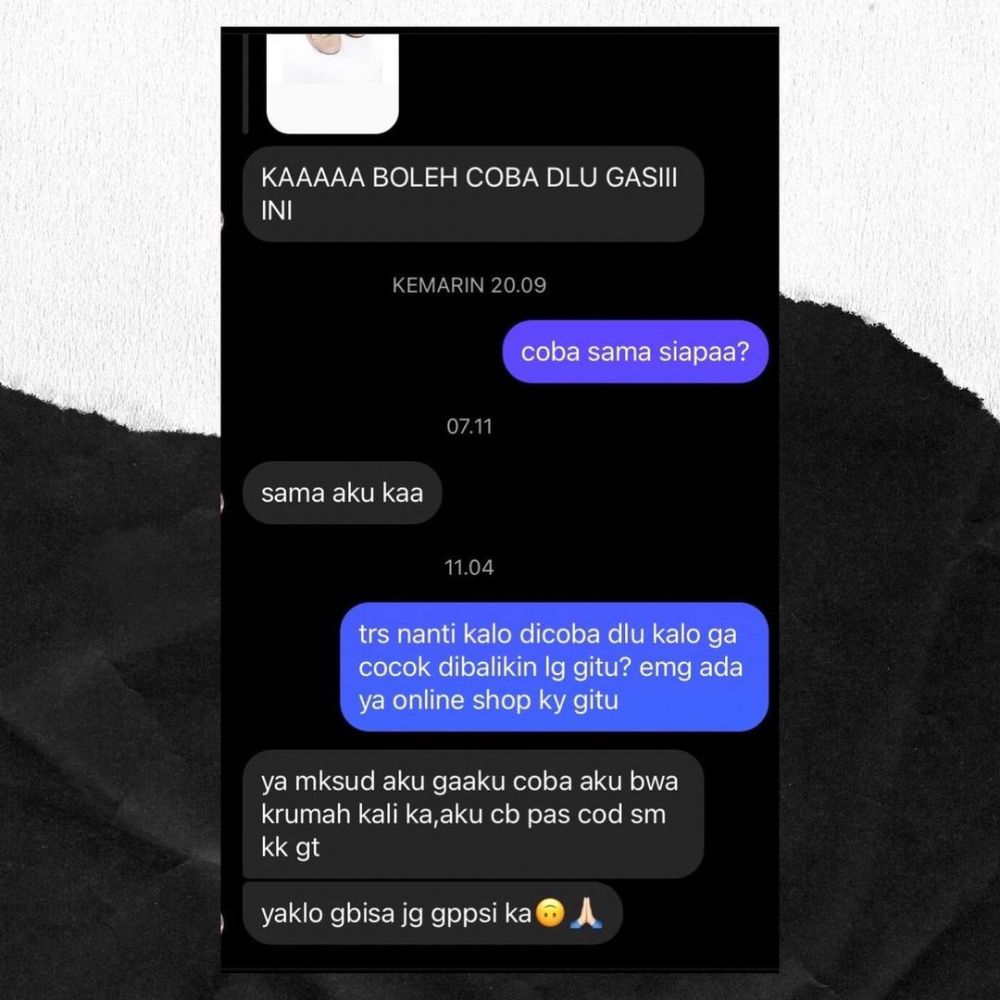 Customer niat baik jatuhnya ngeselin Berbagai sumber