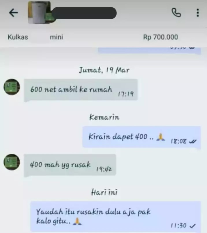 Customer niat baik jatuhnya ngeselin Berbagai sumber