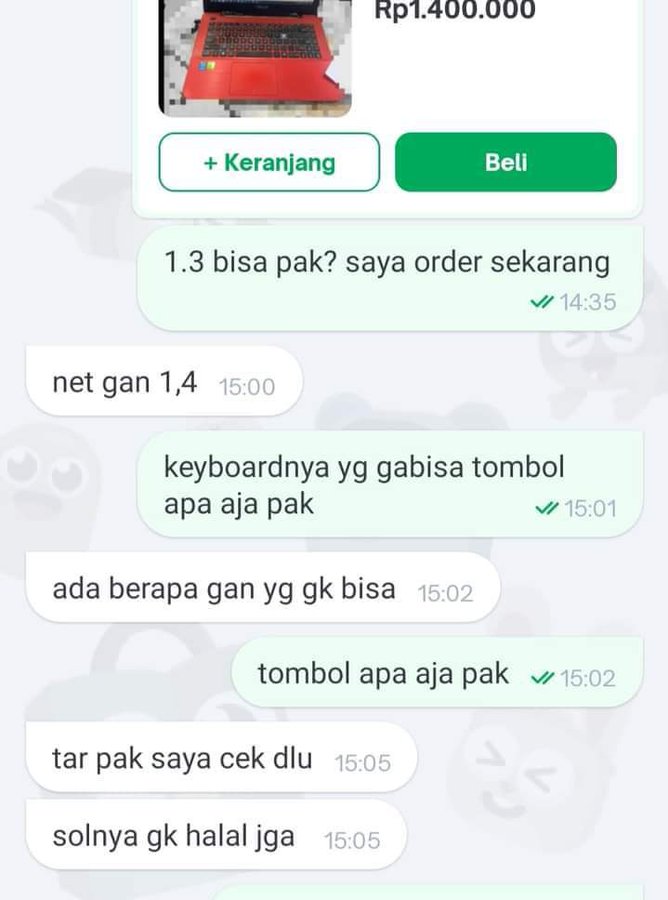 Customer niat baik jatuhnya ngeselin Berbagai sumber