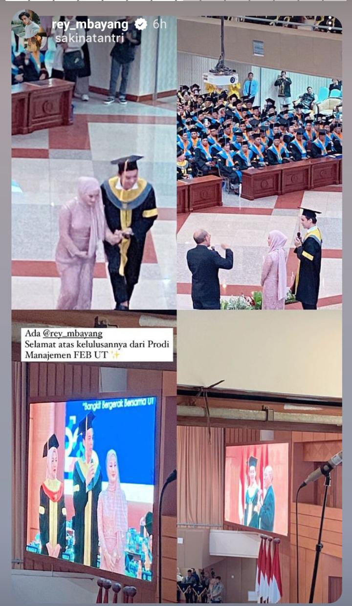 rey mbayang wisuda © 2023 brilio.net