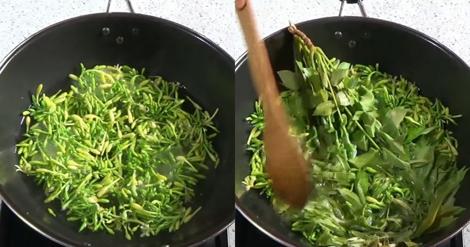Tak perlu baking soda atau asam jawa, ini cara merebus bunga pepaya agar tak pahit pakai 1 jenis daun