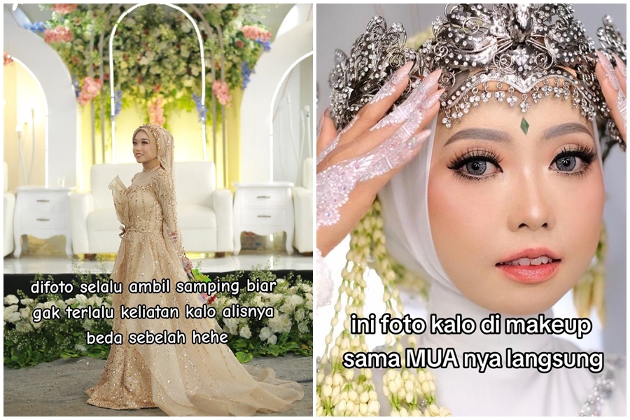 pengantin dirias asisten MUA hasilnya jelek © 2023 brilio.net