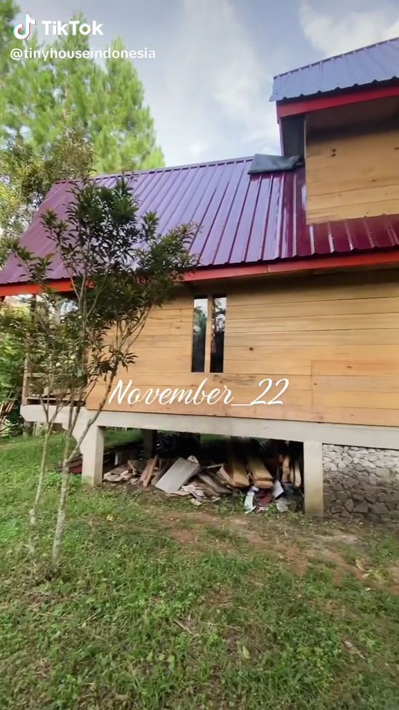 rumah mungil bak vila © TikTok rumah mungil bak vila © TikTok