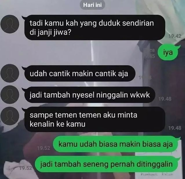 Chat lucu gagal ngegombal Berbagai sumber Chat lucu gagal ngegombal Berbagai sumber
