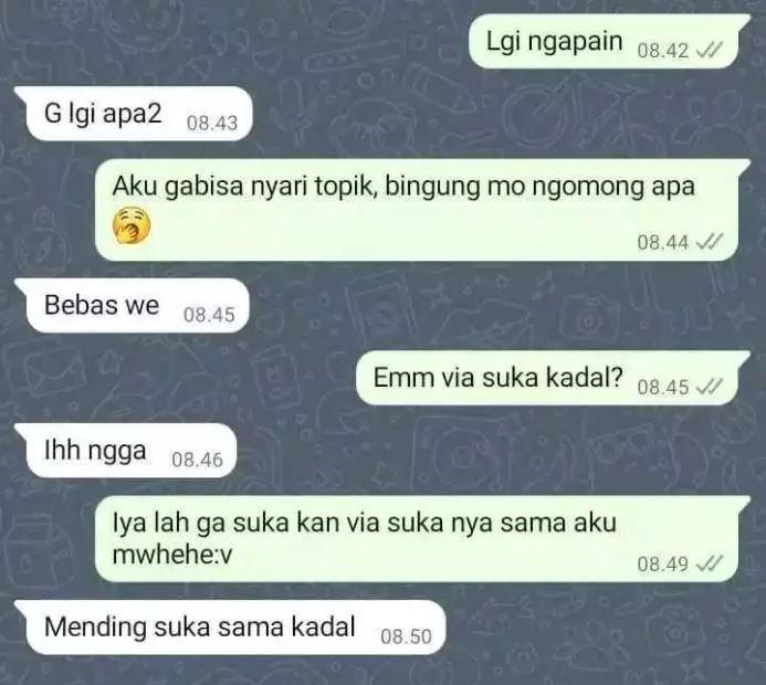 Chat lucu gagal ngegombal Berbagai sumber Chat lucu gagal ngegombal Berbagai sumber
