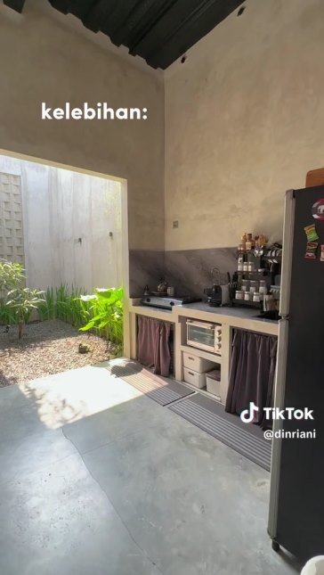 rumah terbuka tanpa atap © TikTok