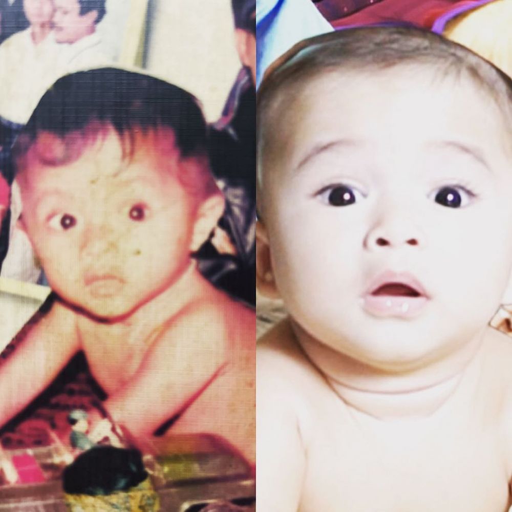 potret masa kecil pelawak dan anaknya ini mirip © berbagai sumber potret masa kecil pelawak dan anaknya ini mirip © berbagai sumber