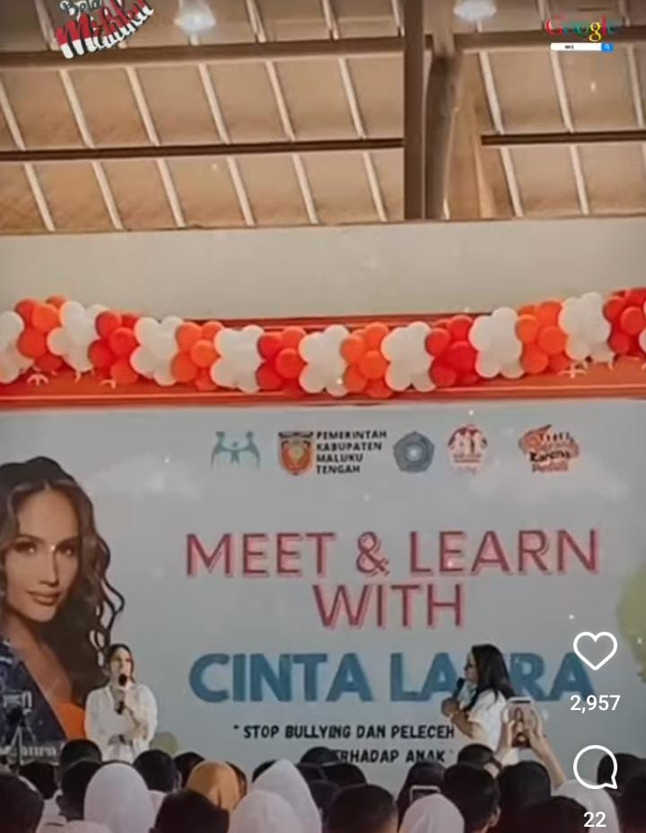 cinta laura di maluku © 2023 brilio.net