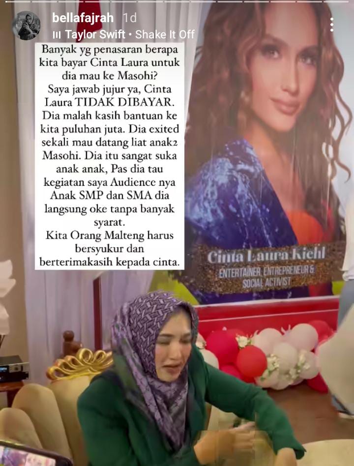 cinta laura di maluku © 2023 brilio.net