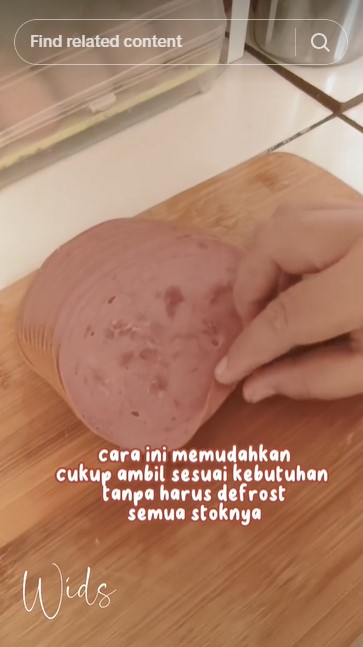 Tak perlu alas plastik, begini cara menyimpan smoked beef di freezer agar mudah diambil