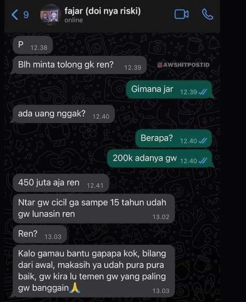 Akibat nggak pilih-pilih teman Berbagai sumber