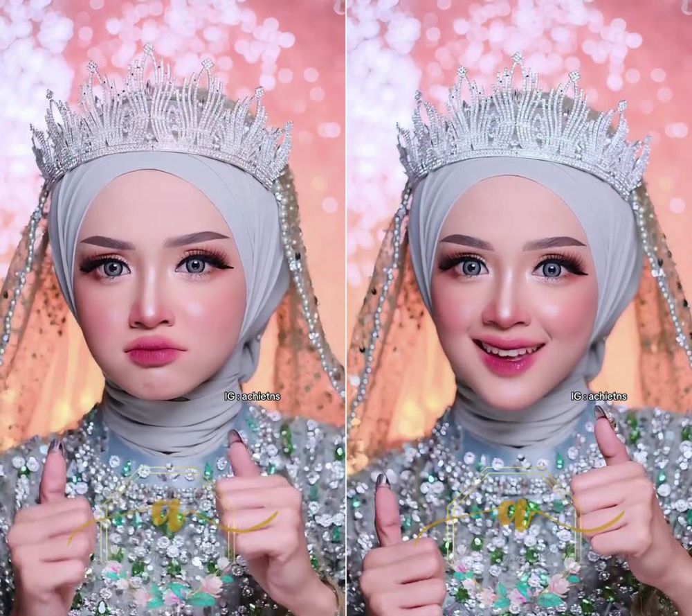 anak kecil dimakeup © TikTok