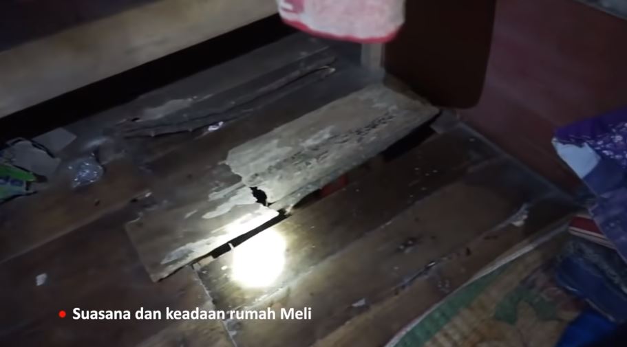 rumah kayu pelosok harus lewati jembatan © YouTube
