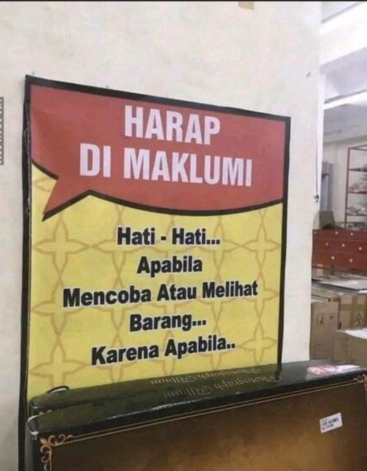 Potret kocak imbauan Berbagai sumber