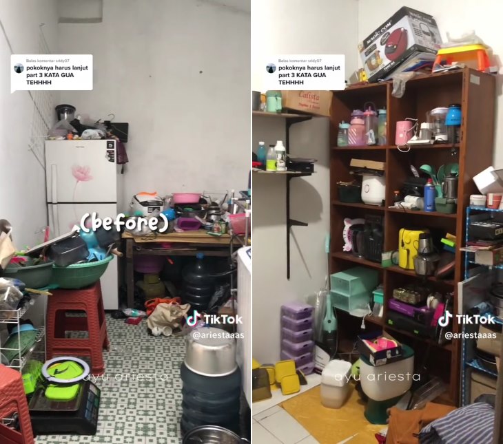makeover dapur rombeng buluk © TikTok makeover dapur rombeng buluk © TikTok
