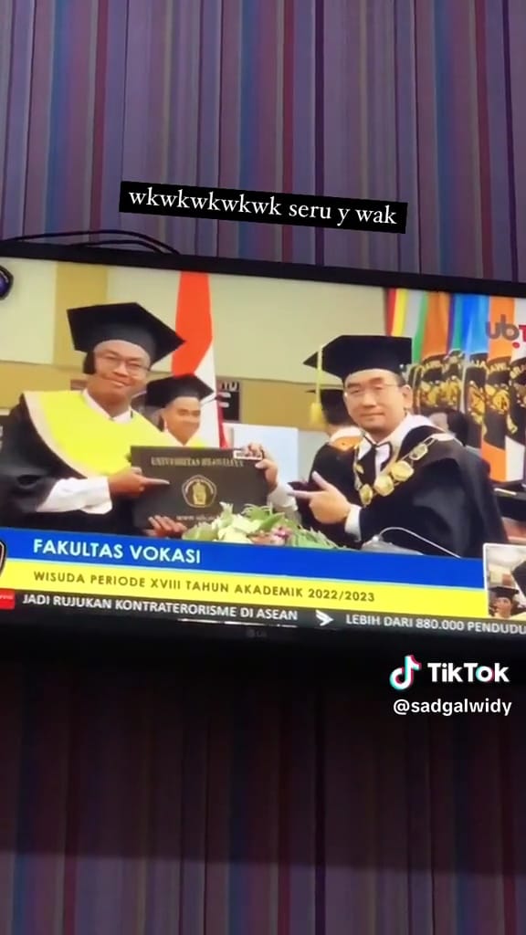 Rektor act of service © TikTok